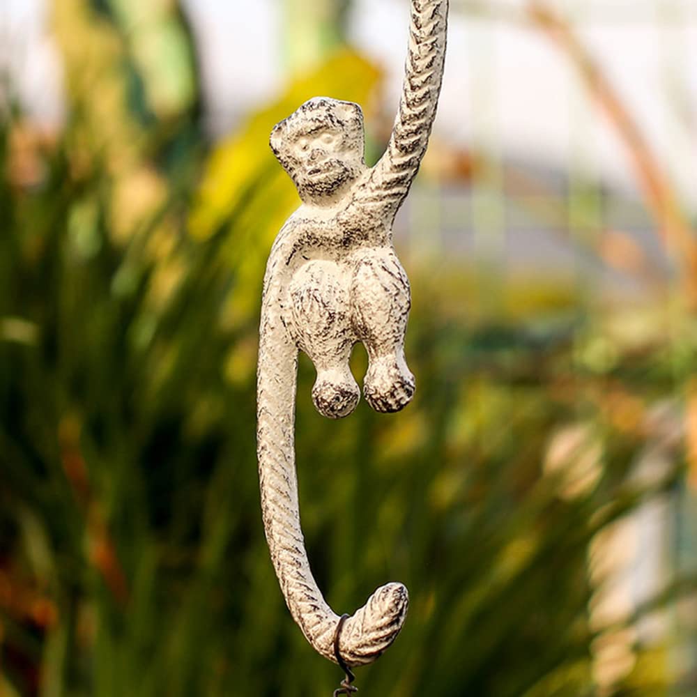 Amazon.com: BOOMLATU Distressed Heavy Duty Cast Iron Monkey Hooks